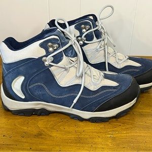 Land’s End Navy Blue Hiking Winter Boots Women’s Sz 10B